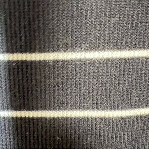 BCBGMAXAZRIA black w white stripes knit long sleeve midi dress size 6? B96 - Picture 2 of 4